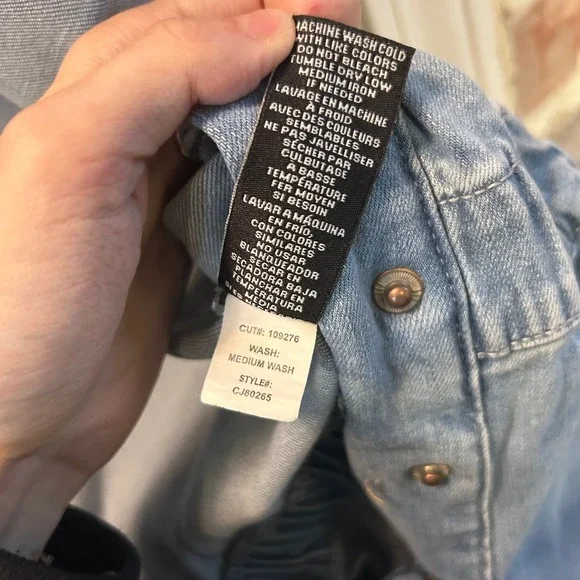 Celebrity Pink Denim Romper Juniors Womens M 7-9 Chambray Utility Jumpsuit - Picture 7 of 7